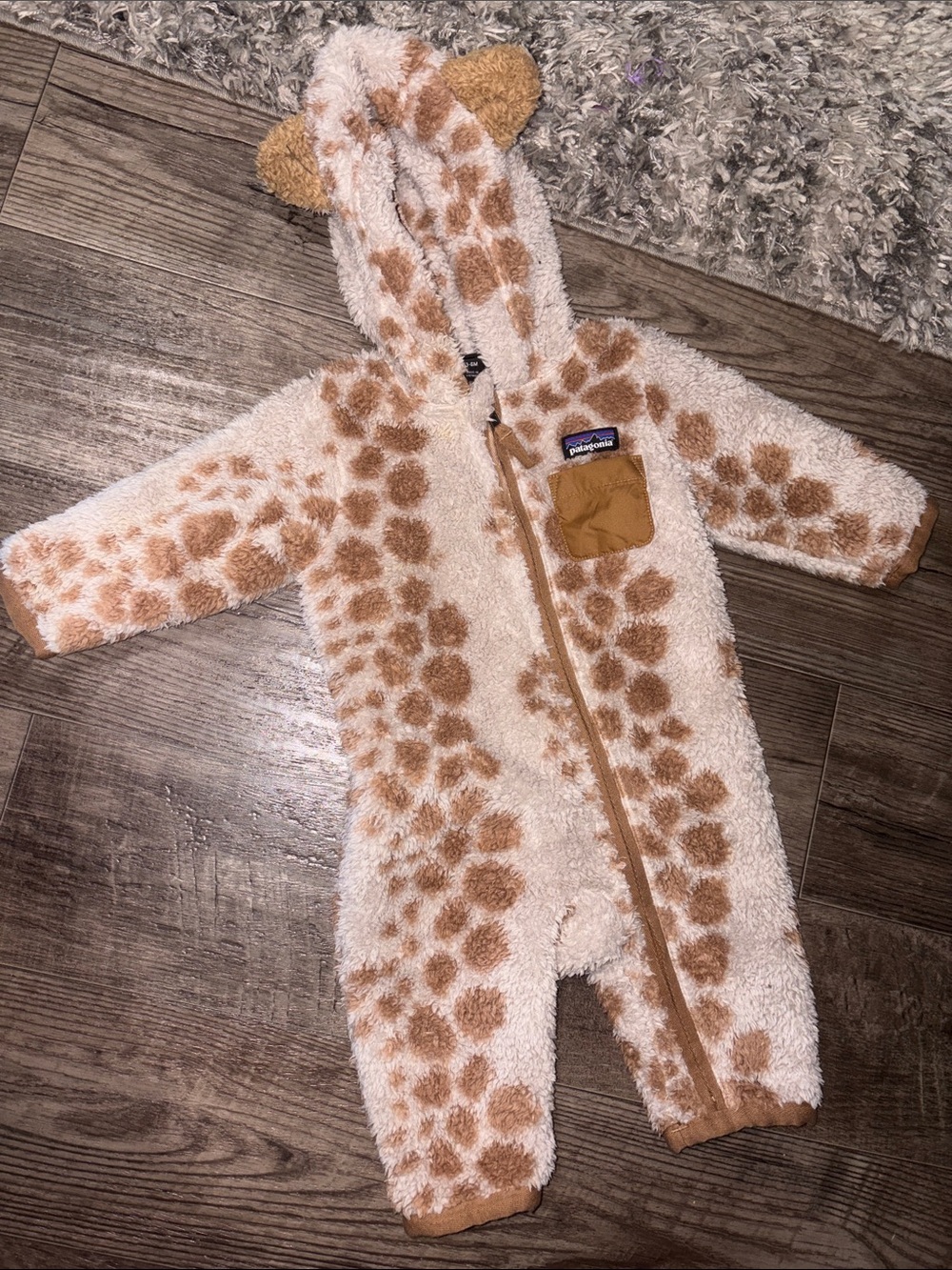 Patagonia Baby Furry Friends Bunting Size  3-6 months